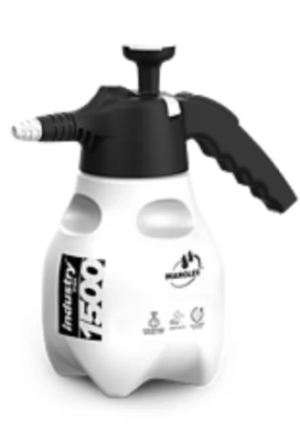 S082.102 Ручной чёрный помповый опрыскиватель Industry ergo Acid line 1500 (Viton)