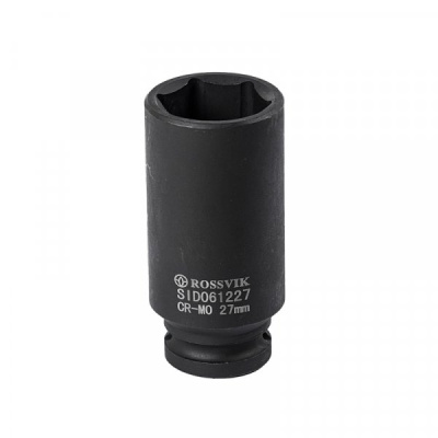 SID061227 Головка торцевая ударная, глубокая ROSSVIK, 1/2