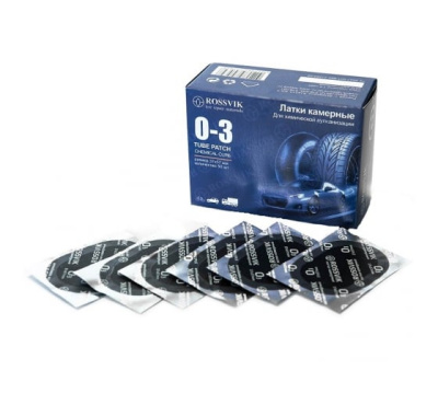 O. 3.K.50 ROSSVIK 03. КАМЕРНЫЕ ЗАПЛАТЫ , ОВАЛЬНЫЕ, 37x57 мм, Упаковка 50 шт
