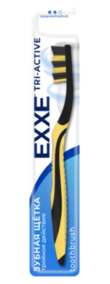 С0007710 EXXE Зубная щетка (средняя) tri-active, 1 шт